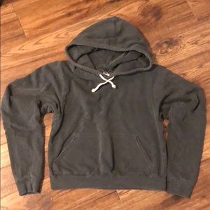 American Apparel cropped vintage wash hoodie